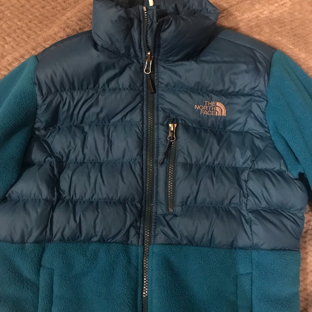 The North face blue denali jacket